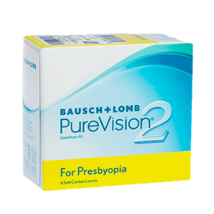 Lentilles de contact multifocales Purevision 2 HD for Presbyopia (6 lentilles) - 1 mois