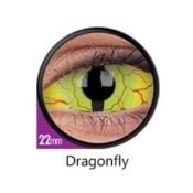 ColourVUE® Dragon Fly 6 mois - Lentilles Sclera 22 mm